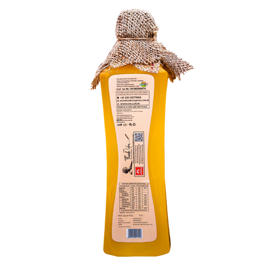 Organic Wood Pressed Peanut Oil - 1 Ltr