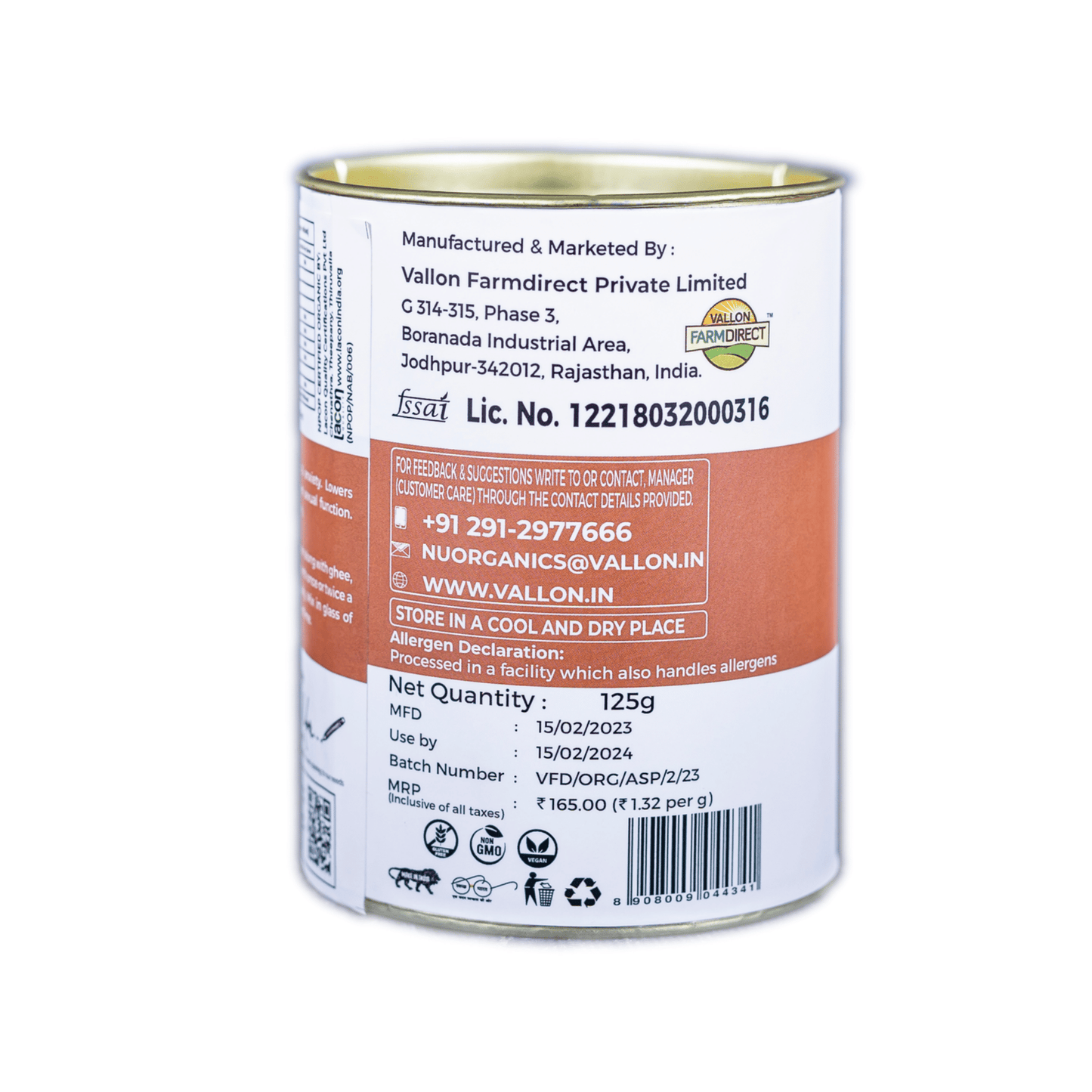 Organic Ashwagandha Powder - 125g