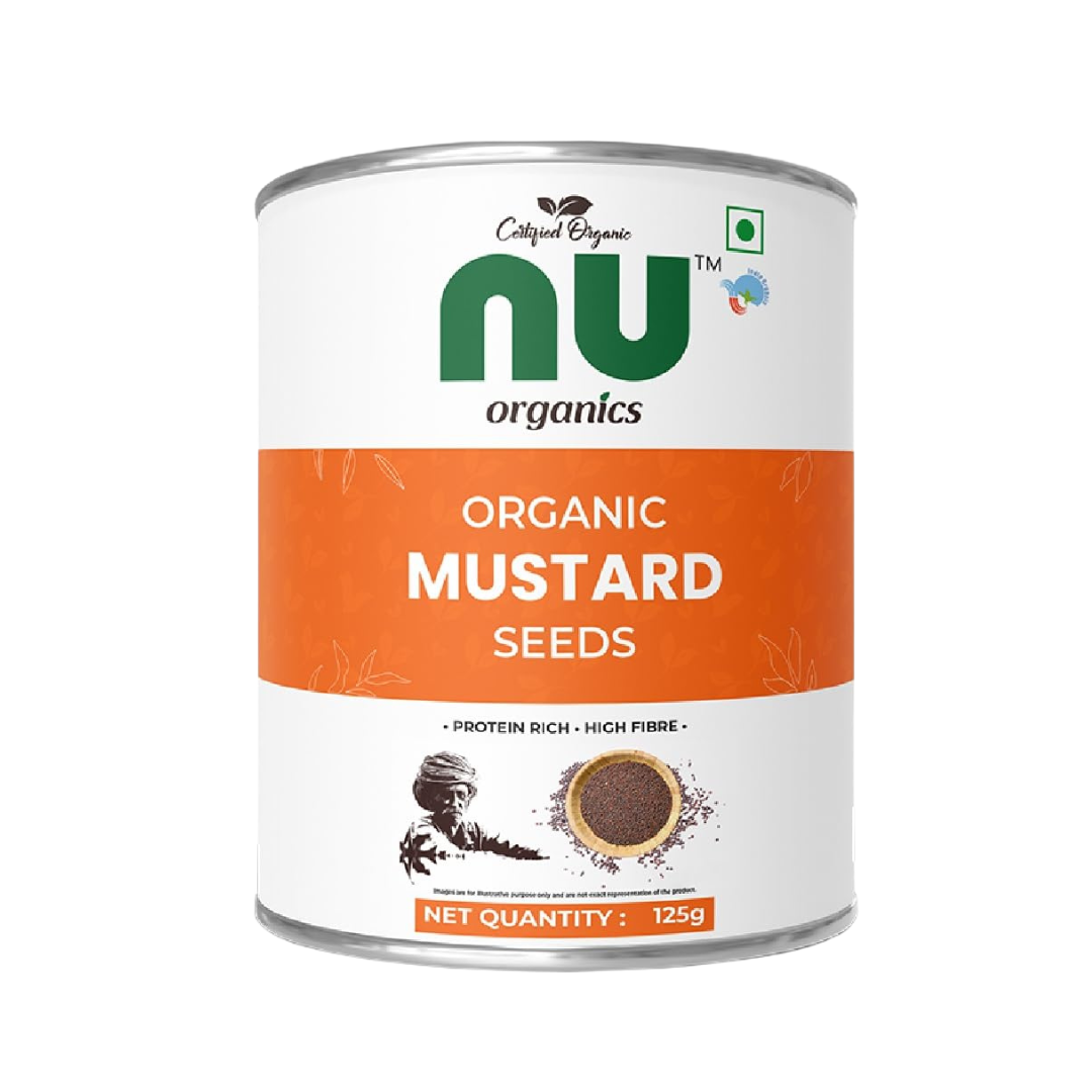 Organic Black Mustard Seeds – 125g