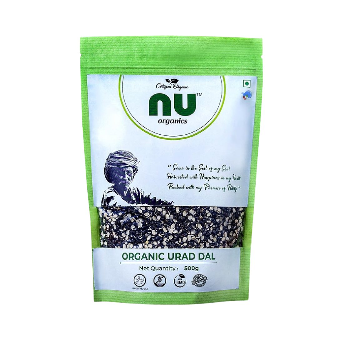 Organic Split Urad Dal - 500g